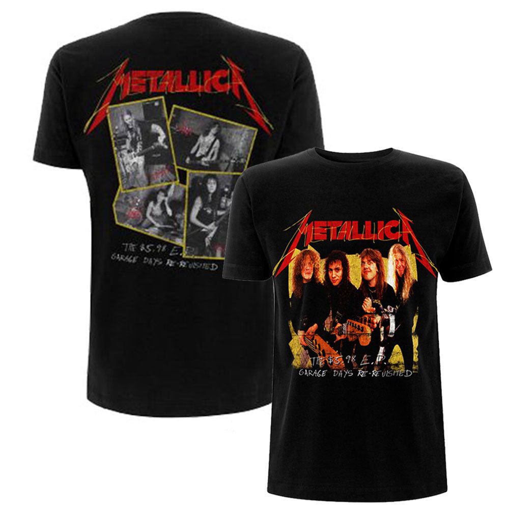 METALLICA メタリカ - Garage Photo Yellow / バックプリントあり / Tシャツ / メンズ - PGS